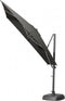 4-Seasons zweefparasol Siesta Premium 300 x 300 cm Charcoal