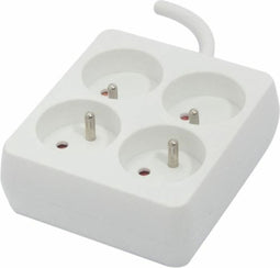 4-socket plugboard with power switch Chacon (1,5 m)