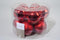 4 stuks 10 kerstballen kerstrood glans-mat 60 mm