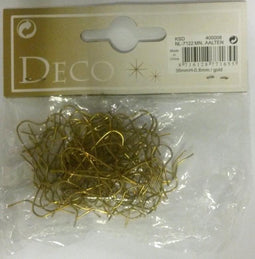 4 stuks Kerstbalhaakjes goud 50 stuks Decoris