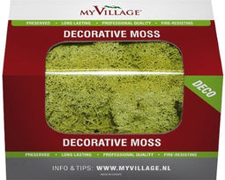 4 stuks Rendiermos lichtgroen 50 g