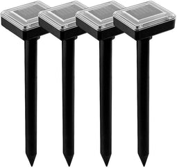 4 stuks solar mollenverjager, woelmuis verjager, voor een strak gazon
