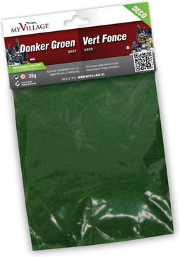 4 stuks Strooisel - donker groen - grof - 30g