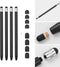4 stuks - Stylus touchscreen pennetjes - Zwart