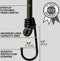 40 inch (100 cm) robuuste spanrubbers met haken - 10 stuks - grootte keuze - elastische multifunctionele rubberen spanbanden voor bagage, dakdragers, camping - weerbestendige, uv-bestendige expander