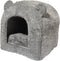 40 Winks Teddybeer Iglo - Kattenmand - Grijs - 38x38x40 cm
