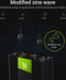 4000W (2000W continu) DC 12V naar AC 230V met USB Stroom Inverter Converter