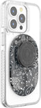 PopSockets PopGrip - Telefoonbutton en Standaard compatibel met een magnetische ring voor iPhone 12 en hoger - Zwart Bandana