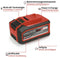 Einhell 4511600 - 18 V Power X-Change Accu - Multi-Ah 5.0-8.0 Ah - (1 stuk)