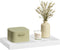 eSituro Wandplank - Zwevend - 40 x 22,9 x 3,8 cm - Wit MDF