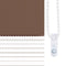 vidaXL - Zebra - rolgordijn - 135x200 - cm - stofbreedte - 130,9cm - polyester - bruin