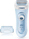Braun Silk-épil 5-160 - Ladyshaver - 3-in-1 scheerapparaat trimmer scrub - Blauw