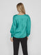 Vila Viellette - Blouse V-neck L/s - Groen (2023)