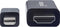 Manhattan 153287 DisplayPort-kabel Mini-displayport / HDMI Adapterkabel Mini DisplayPort-stekker, HDMI-A-stekker 1.80 m