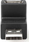 Nedis CCGB60930BK - USB A naar USB A adapter - Voorkomt kabelbreuken - Zwart