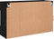 vidaXL - Tv-wandmeubel - met - LED-verlichting - 98,5x30x60,5 - cm - zwart