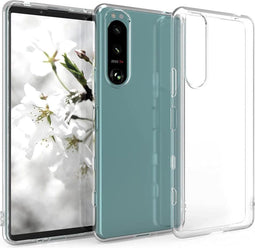 Lunso - Softcase hoes - Geschikt voor Sony Xperia 5 III - Transparant