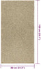vidaXL - Vloerkleed - ZIZUR - beige - binnen - en - buiten - 80x150 - cm - jute - look