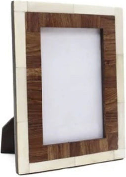 Fotolijsten Natural Bone Bruin Hout Beige Crème