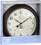 Wandklok met thermometer voor binnen en buiten 38 cm - Klokken - Temperatuur en luchtvochtigheidsmeter