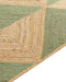 CALIS - Laagpolig vloerkleed - Beige/Groen - 160 x 230 cm - Jute