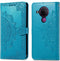 iMoshion Hoesje Geschikt voor Nokia 5.4 Hoesje Met Pasjeshouder - iMoshion Mandala Bookcase - Turquoise