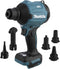 Makita DAS180Z - Blaas- en zuigmachine - 5 opzetstukken - 18 V