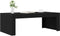 vidaXL - Salontafel - Zwart - Eiken - 102x50x35 - cm - Engineered - Wood