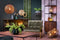 Light & Living Kast CHISA hout zwart 180 x 55 x 40