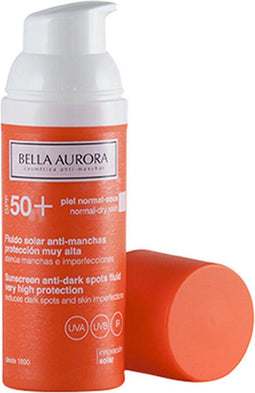 Anti Bruine vlekken Zonnebrandlotion Spf +50 Bella Aurora 3076