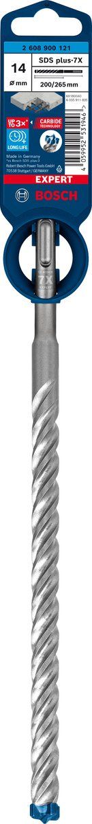 Bosch SDS plus-7X - Hamerboor - 4 snijkanten - Langdurige prestaties