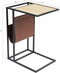Lifa Living Magazine rek Manhattan - Tijdschriftenrek - Hout Veganistisch leer - Bruin - 35x45x63 (LxBxH)