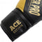 Super Pro Combat Gear ACE - Kickbokshandschoenen - PU met klittenbandsluiting - Zwart/Goud 12oz