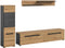 Furnilux Canu - Woonkamercombinatie - Staand-hangend - Bruin - 33x221x141cm