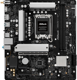 ASRock B860M X WiFi - Micro-ATX Moederbord - Intel B860 2x DDR5 Wi-Fi 6E (802.11ax) - 2.5Gbps Ethernet