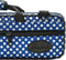 Beaumont Dwarsfluit Koffer Blue Polka Dot BFCA-BP