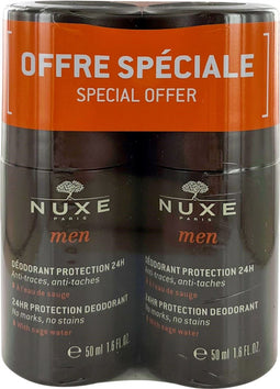 Nuxe Men 24 HR Protection Deodorant Duo Pack - 2 x 50 ml