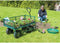 Draper Tools Tuinwagen staalgaas 86,5x46,5x21 cm groen en zwart