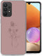 iMoshion Hoesje Geschikt voor Samsung Galaxy A33 Hoesje Siliconen - iMoshion Design hoesje - Roze / Floral Pink