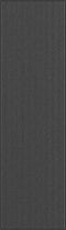 vidaXL - Deurmat - 115x400 - cm - gestreept - 115x400 - cm - zwart - en - grijs