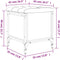 vidaXL - Opbergbankje - 42x42x45 - cm - bewerkt - hout - gerookt - eikenkleurig