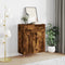 vidaXL - Dressoir - 69,5x34x90 - cm - bewerkt - hout - gerookt - eikenkleurig