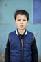 Moodstreet Jongens Jas - Reversible Puffer Bodywarmer - Navy en Blauw - Maat 122/128