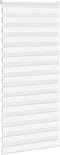 vidaXL - Zebra - rolgordijn - 105x230 - cm - stofbreedte - 100,9cm - polyester - wit