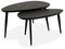 Lamulux Dortmund - Salontafelset - 2 tafels - geheel zwart - Maat L