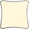 Perel Schaduwdoek - Waterafstotend - 3.6 x 3.6 m - 160 g/m² - Crème