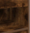 vidaXL - Nachtkastje - met - lade - 39x28x41 - cm - gerookt - eikenkleurig