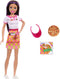 Barbie Skippe Pizzaserveerster - Met Pizza en Meeneemdoos - Barbiepop