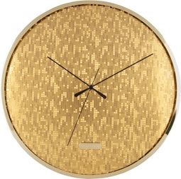 Karlsson - Discobal Wandklok - Goud - 40cm - Geluidloos - 1 AA-batterij