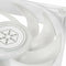 Silverstone Vista Performance PWM 120 ARGB - Ventilator 120mm - Fluid Bearing - Wit